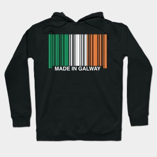 Made in Galway Ireland Funny Irish Flag Hoodie